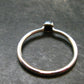 Muonionalusta Meteorite Sterling Silver Ring from Sweden - 1.53 Grams - Size 8