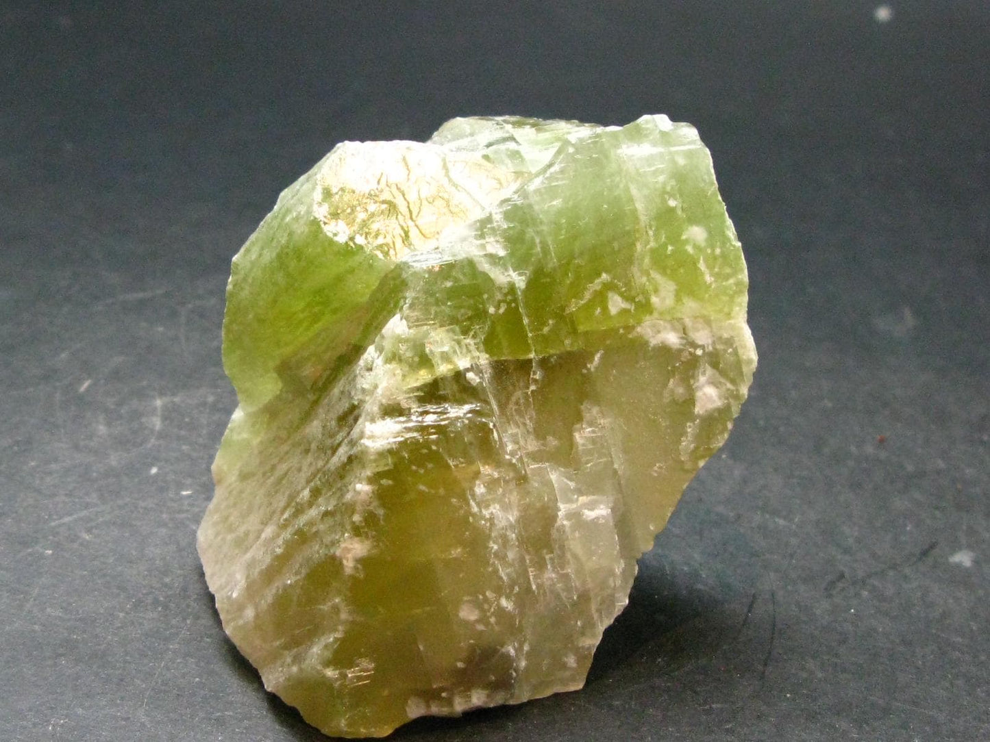 Green Brownish Calcite Crystal from Mexico - 171.41 Grams - 2.5"