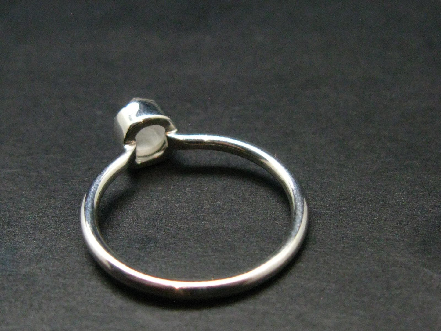 Phenakite Phenacite Crystal Silver Ring From Brazil - Size 7 - 1.84 Grams