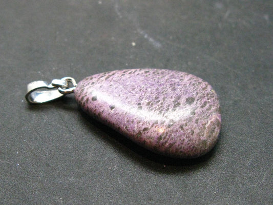 Rare Silver Stichtite Pendant from Australia - 1.8"
