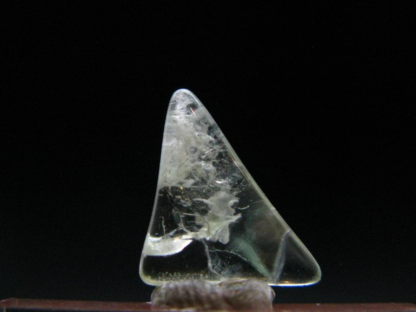 Gem Green Herderite Tumbled Stone From Pakistan - 2.20 Carats - 0.5"