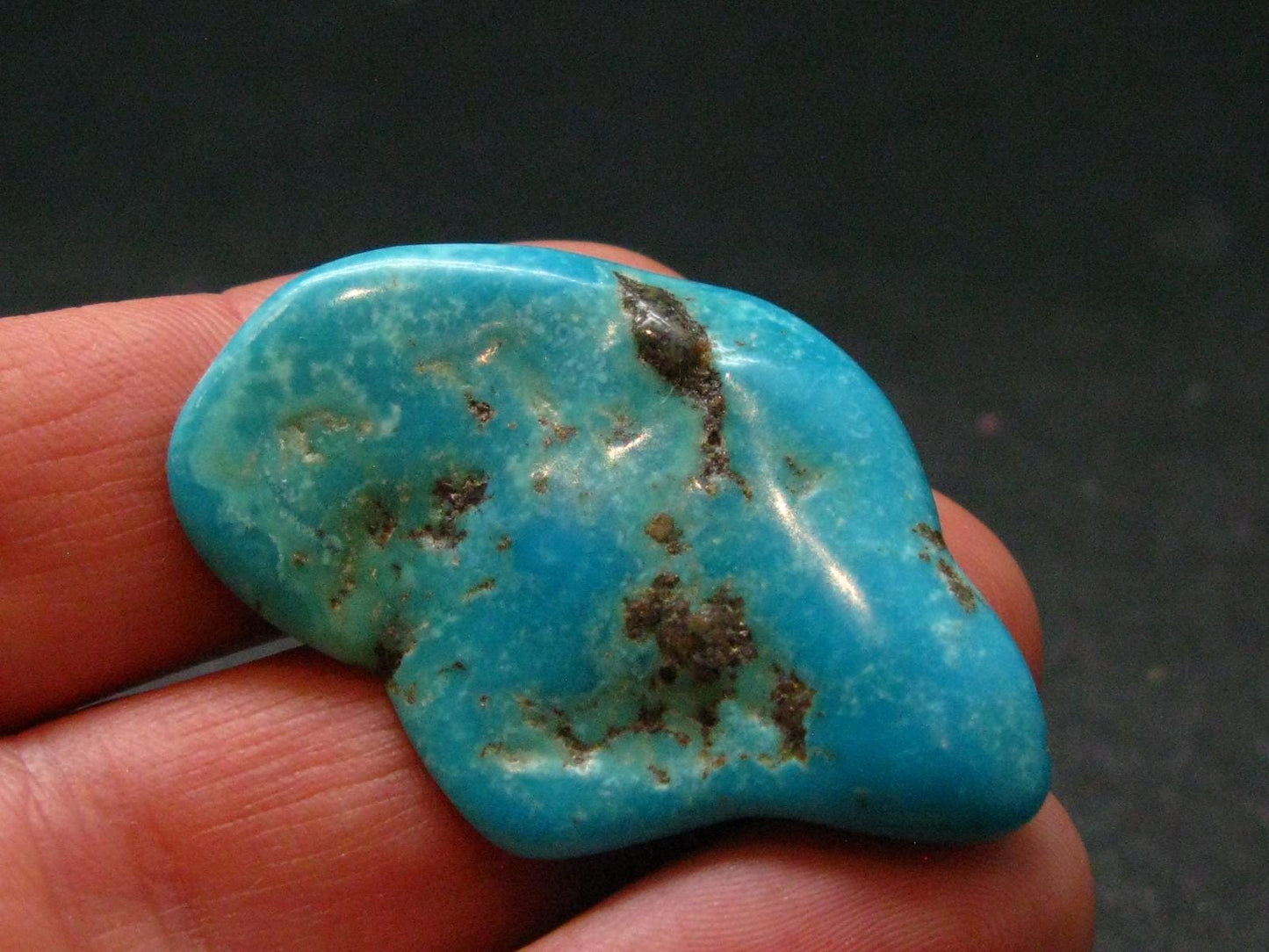 Genuine Polished Turquoise from Arizona, USA - 1.8" - 6.96 Grams