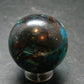 Quantum Quattro Sphere - Malachite Shattuckite Chrysocola Dioptase - 1.2" - 47.82 Grams
