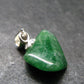 Tsavorite Gem Green Garnet Sterling Silver Pendant From Tanzania - 0.7" - 1.40 Grams