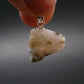 Natrolite Crystal Silver Pendant from Canada - 0.7" - 1.91 Grams