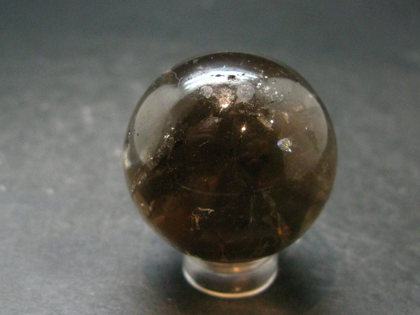 Natural color Smoky Quartz Sphere From Brazil - 1.1"