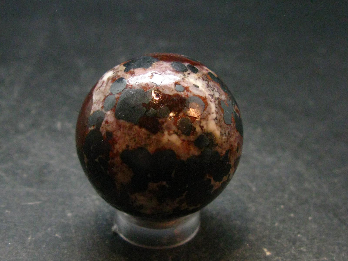 Zincite Zinkite and Willemite Sphere Ball From New Jersey USA - 1.1" - 48.0 Grams