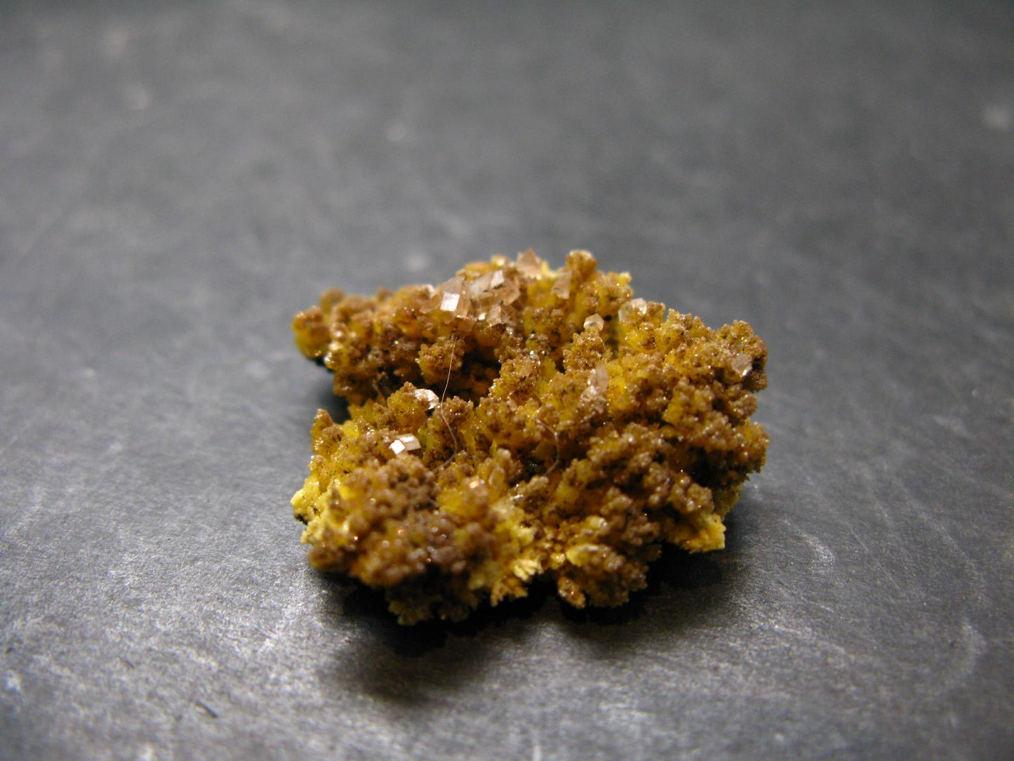Nice Large Yellow Mimetite Cluster from Mexico - 1.2"