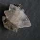 Clear Apophylite Apophyllite Crystal Silver Pendant From India - 1.0" - 6.20 Grams