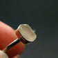 Phenakite Phenacite Crystal Silver Ring From Nigeria - Size 6 - 1.76 Grams