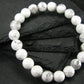 Howlite Genuine Bracelet ~ 7 Inches ~ 8mm Round Beads