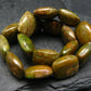 Gaspeite Genuine Bracelet ~ 7 Inches ~ 12mm Oval Beads