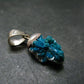 Cavansite Crystal Pendant In Sterling Silver From India - 1.0" - 1.38 Grams