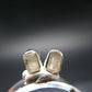 Phenakite Phenacite Stud Earrings Sterling Silver From Russia - 1.27 Grams