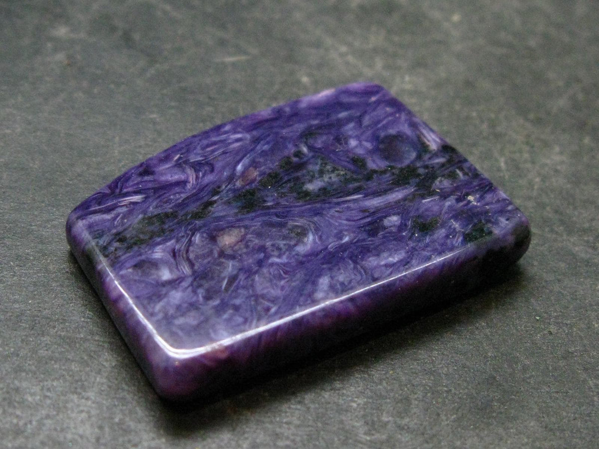 Large Nice Charoite Tumbled Stone from Russia - 11.20 Grams - 1.4"