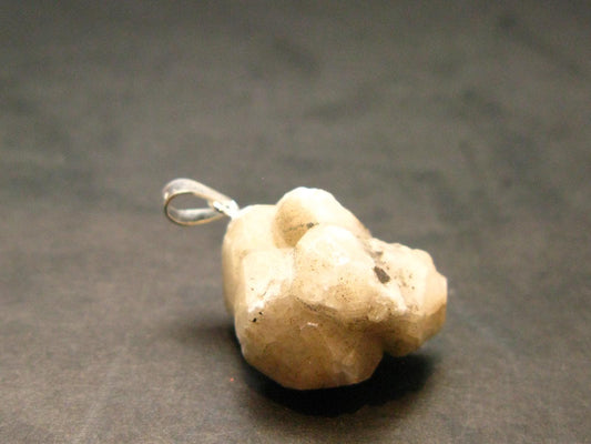 Large Perfect Analcime Silver Pendant from Canada - 1.0" - 3.73 Grams