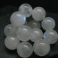 Moonstone Genuine Bracelet ~ 7.5 Inches ~ 20mm Round Beads