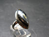Real!! Very Rare Nuumite Nuummite Sterling Silver Ring from Greenland - 6.27 Grams - Size 7