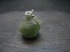 Complete Prehnite Sterling Silver Pendant from Mali - 0.9" - 5.0 Grams