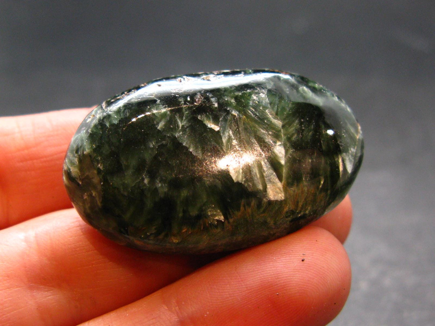 Large Polished Seraphinite Clinochlore Angels Wings Piece From Russia - 1.6" - 14.75 Grams