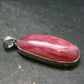 Rare Rhodochrosite Sterling Silver Pendant From Argentina - 1.5" - 8.78 Grams