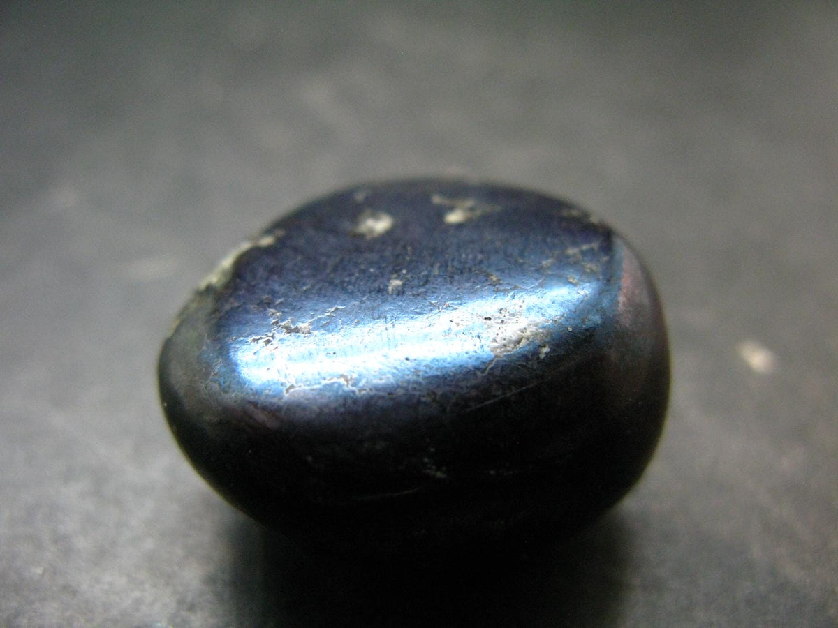 Covelite Covellite Tumbled Stone From Peru - 1.1" - 22.91 Grams