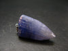 Tanzanite Pendant In Sterling Silver From Tanzania - 1.4" - 11.12 Grams
