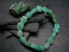 Emerald Genuine Bracelet ~ 7 Inches ~ 10mm Facetted Beads