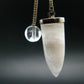 Very Rare White Cryolite Pendulum from Greenland - 7" - 8.14 Grams