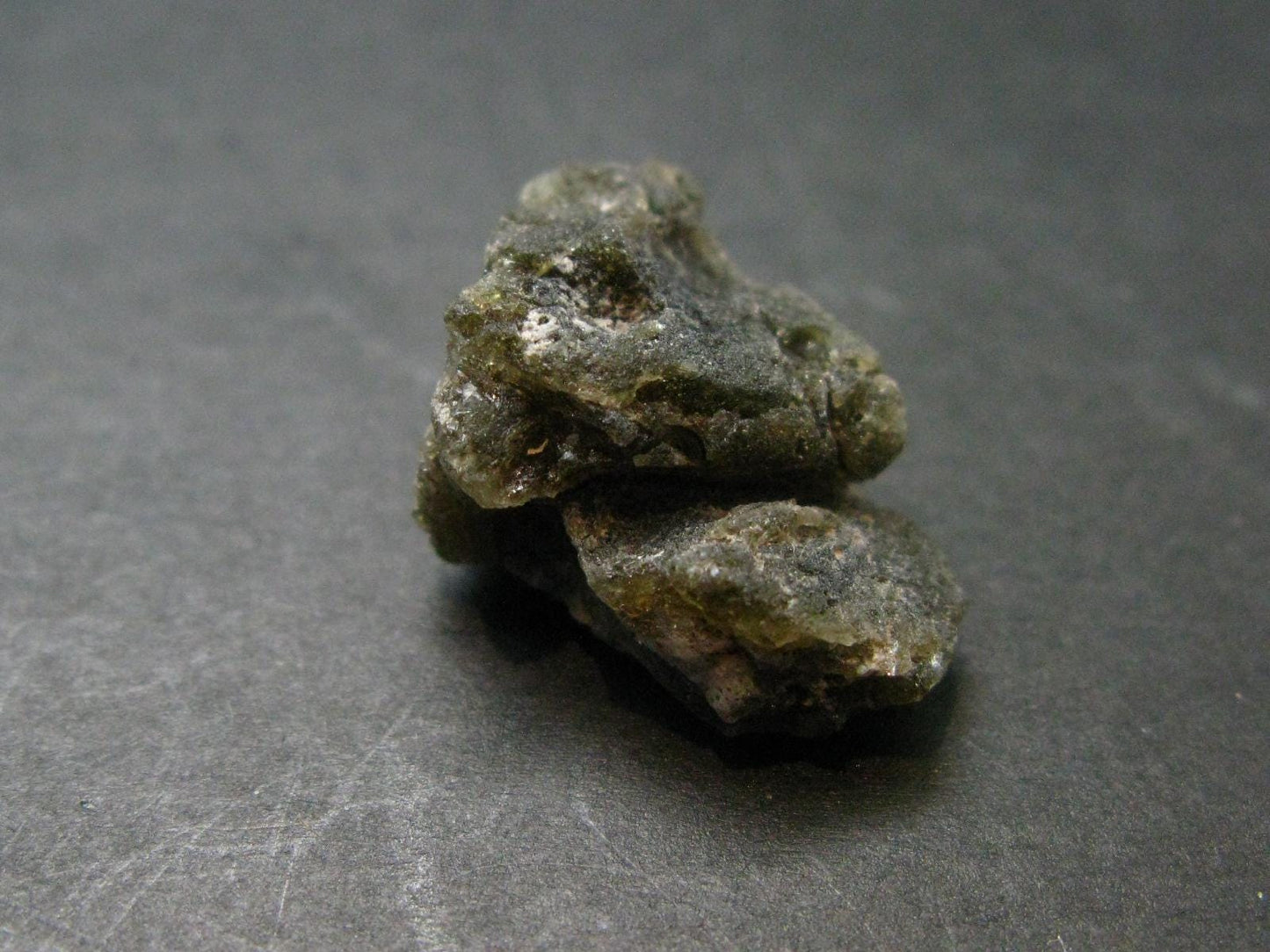 Meteor Splash Glass!! Fabulous Asymmetrical Rare Darwin Glass Tektite Pleistocene Piece From Australia - 0.8"