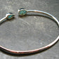 Grandidierite Silver Twister Bracelet From Madagascar - 4.62 Grams
