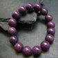 Purpurite Genuine Bracelet ~ 7 Inches ~ 12mm Round Beads