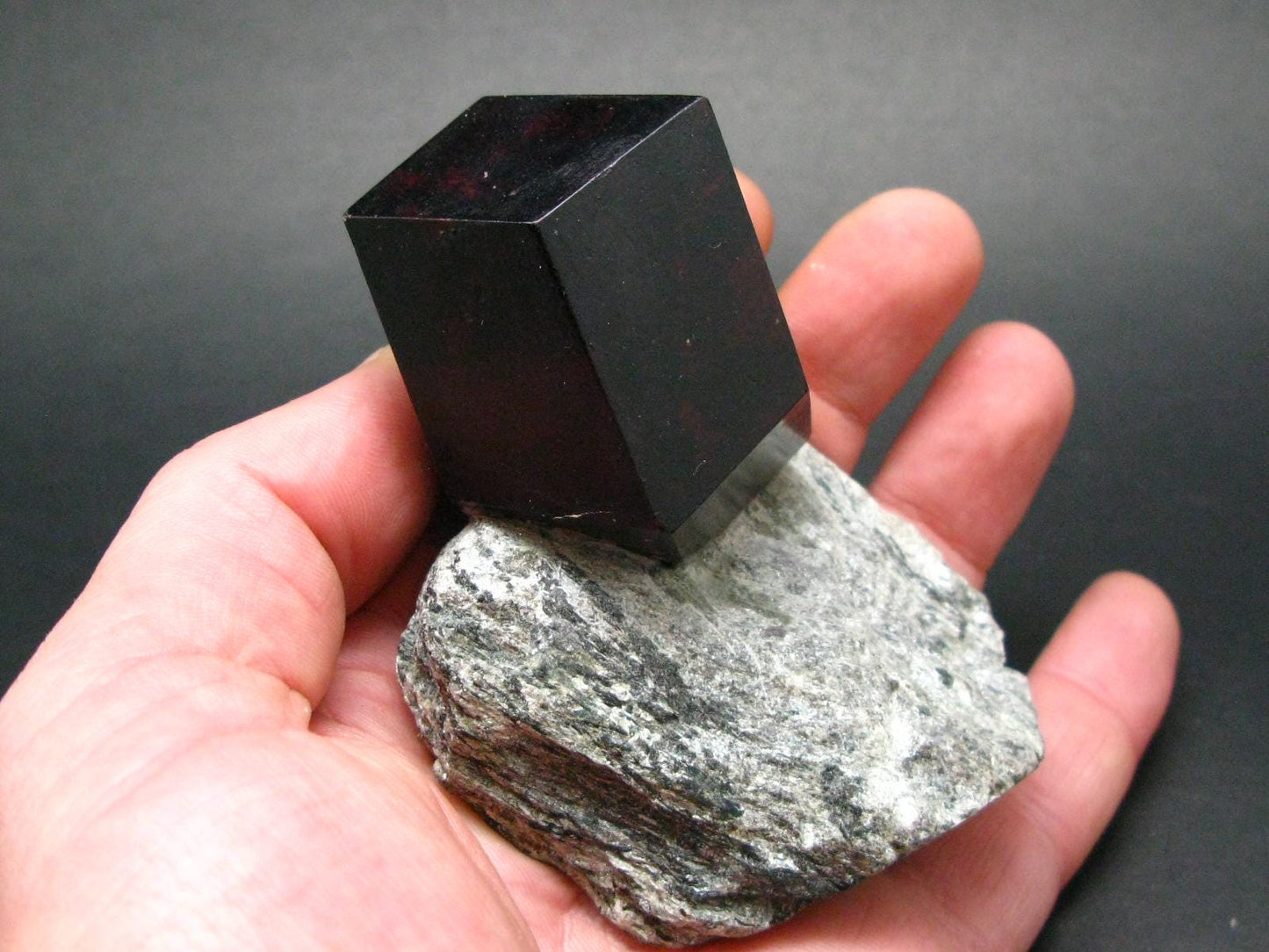 Red Garnet Almandine Cluster From Austria - 3.7"