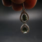 Moldavite Tektite Silver Pendant from Czech Republic - 1.3" - 2.28 Grams