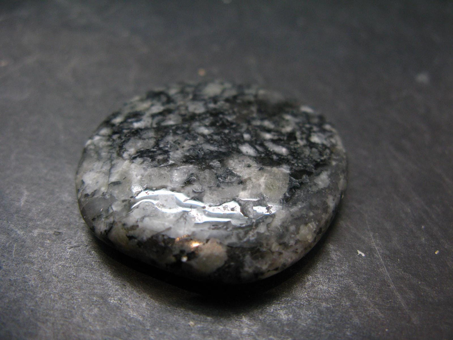 Rare Impactite Tumbled Stone From Norway - 1.6" - 25.43 Grams