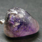 Rare Brandenberg Brandberg Amethyst Quartz Silver Pendant From Namibia - 1.3" - 13.78 Grams