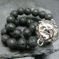 Lava Genuine Bracelet ~ 7 Inches ~ 8mm Round Beads