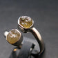 Green Herderite Silver Ring From Brazil - 2.12 Grams - Size 7