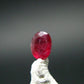 Beautiful Rare Gem Bixbite Red Beryl Emerald Cut Stone From Utah USA - 0.19 Carats - 4.0x3.2mm