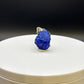 Raw Azurite Silver Pendant | Deep Blue Crystal Necklace | Natural Stone Jewelry