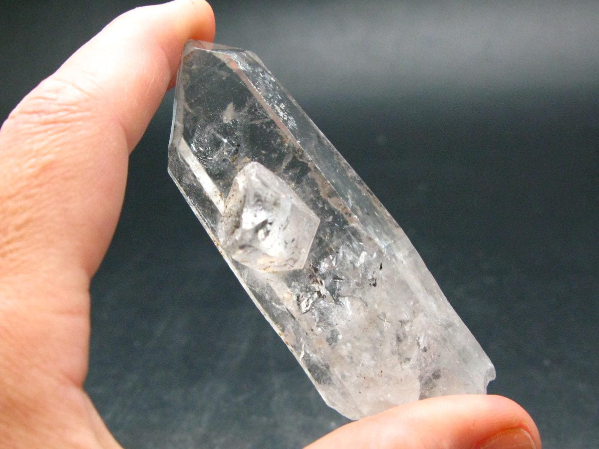 Nice Tibetan Black Quartz Tumbled Stone from Tibet - 2.9" - 55.03 Grams