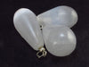 Satin Spar!! Set of 3 Natural Selenite Pendant from Morocco