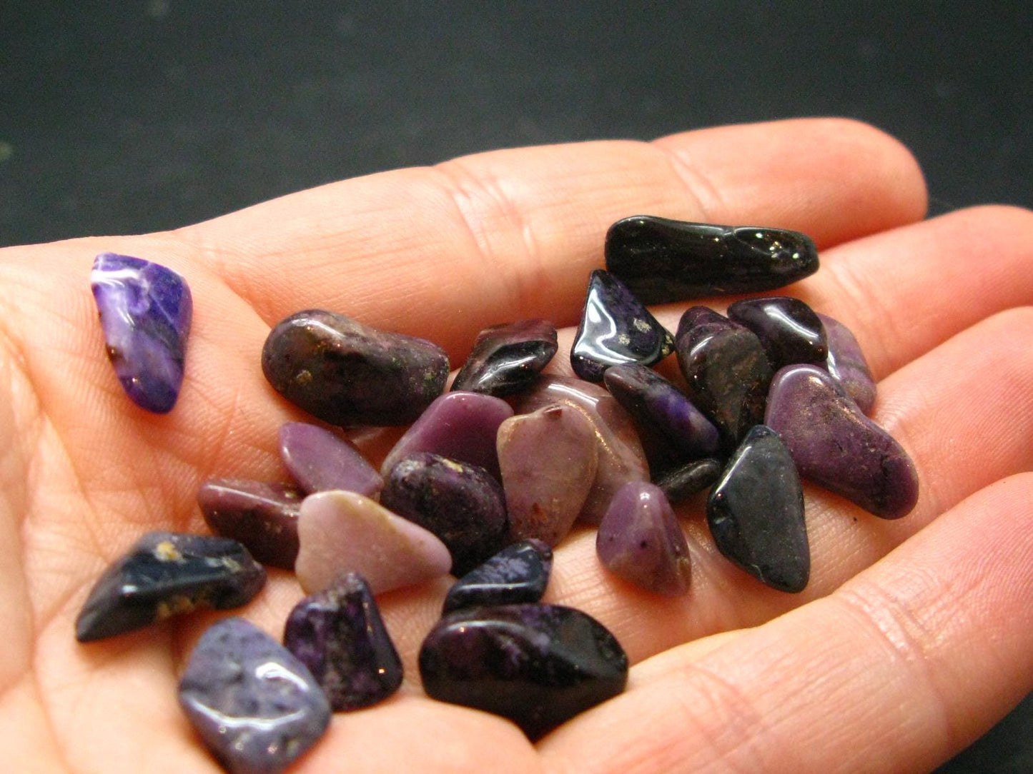 Lot of 25 Purple Sugilite Tumbled Piece From South Africa- 10.0 Grams