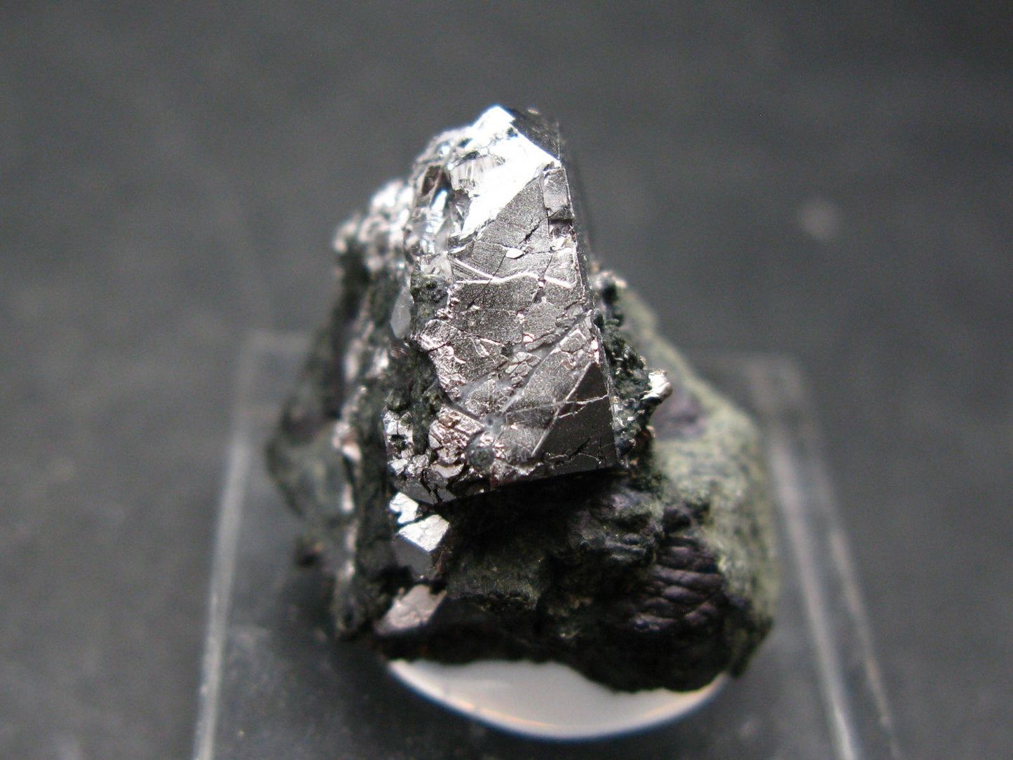 Sperrylite Crystal On Matrix From Norilsk Russia - 1.0" - 20mm Crystal!!!