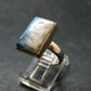 Blue Ice Glacierite Silver Ring from Indonesia - Size 7- 5.45 Grams