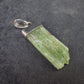 Green Kyanite Silver Pendant from Brazil - 1.2" - 1.91 Grams