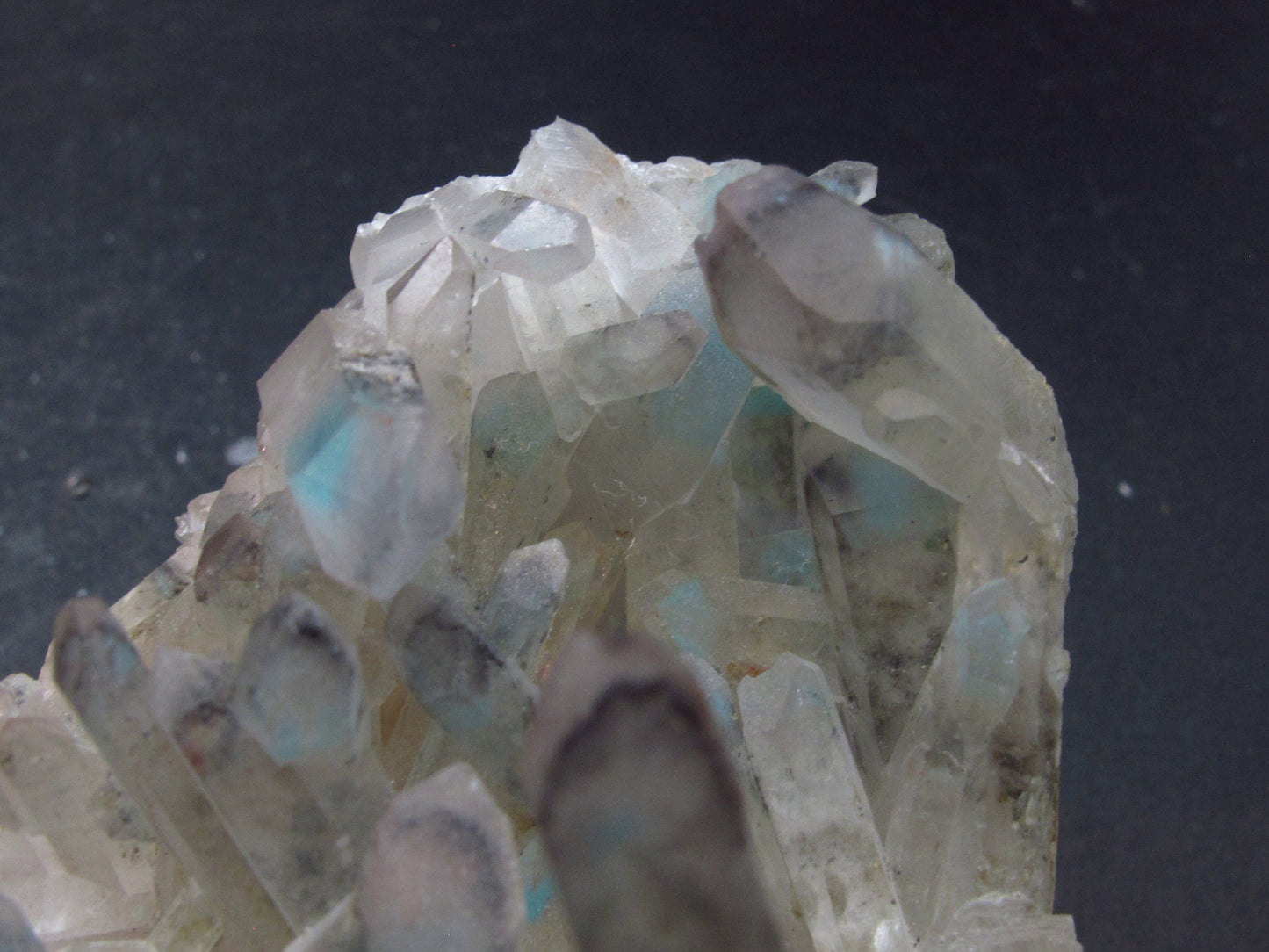 Rare Ajoite in Quartz Cluster from South Africa - 3.7" - 126.5 Grams