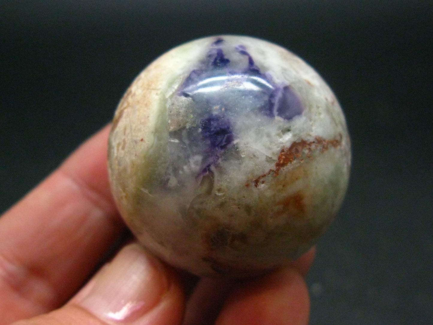 Natural Tiffany Stone Violet Opal polished Sphere Ball from USA - 1.3" - 47.21 Grams