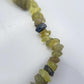 Natural Chrysoberyl Chip Bracelet, Raw Crystal Gemstone Stretch Jewelry