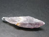 Rare Raw Auralite Super 23 Amethyst Silver Pendant From Canada - 2.8" - 16.83 Grams